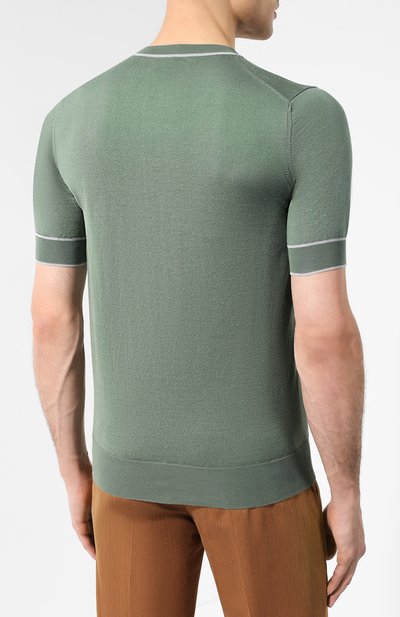 Хлопковый джемпер BRUNELLO CUCINELLI, арт. M29800810, фото 4