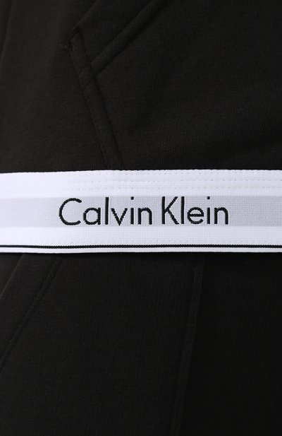 Хлопковый кардиган на молнии с капюшоном CALVIN KLEIN, арт. QS5667E, фото 5