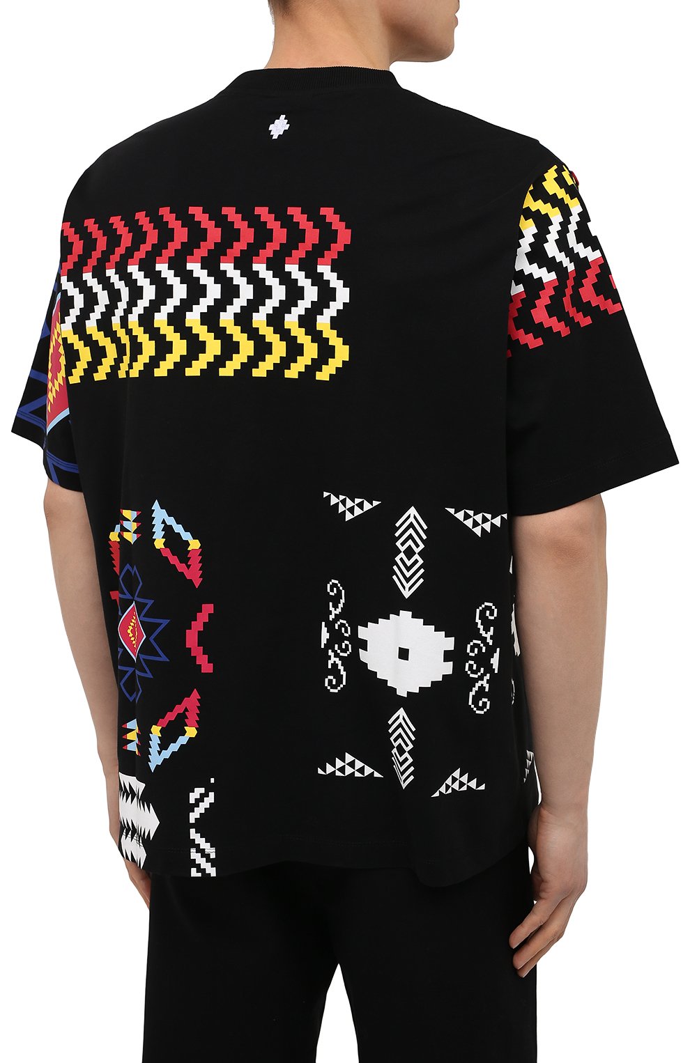 Хлопковая футболка MARCELO BURLON, арт. CMAA054S21JER003, фото 4