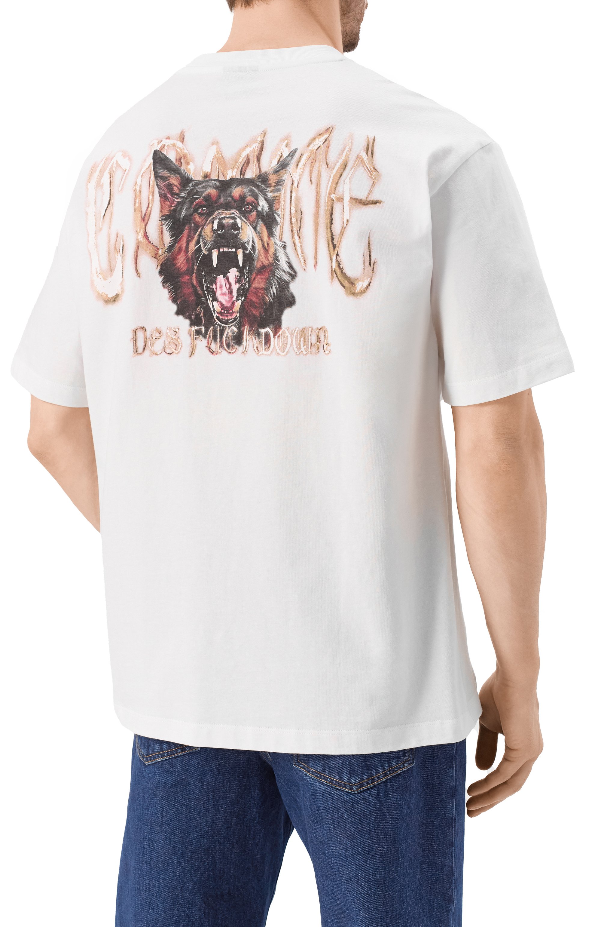 Хлопковая футболка COMME DES FUCKDOWN, арт. CFABM01593, фото 4