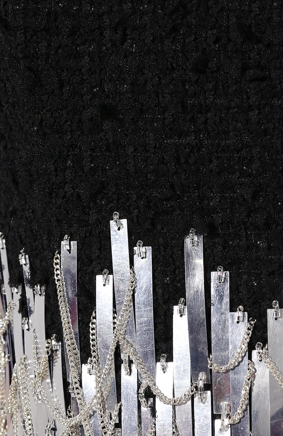Платье BALMAIN черного цвета по цене 717500 руб., арт. RF06343/P009, фото 5 Платье BALMAIN, арт. RF06343/P009, фото 5