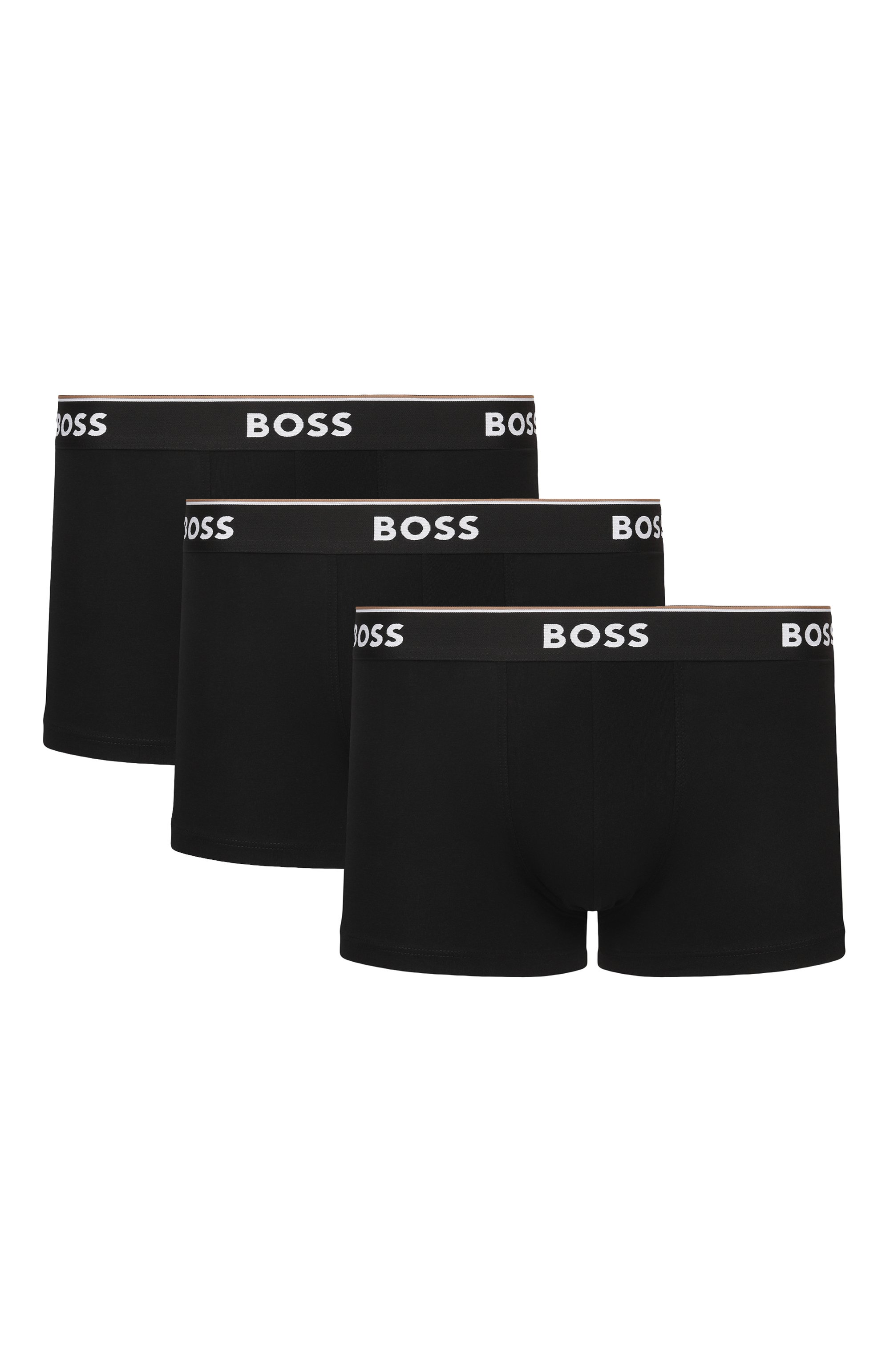 Комплект из трех боксеров BOSS черного цвета по цене 6425 руб., арт. 50475274, фото 1 Комплект из трех боксеров BOSS, арт. 50475274, фото 1