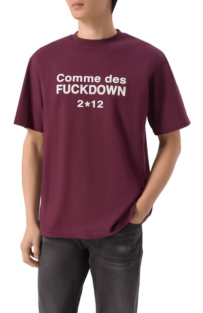 Хлопковая футболка COMME DES FUCKDOWN, арт. CFABU00019, фото 3