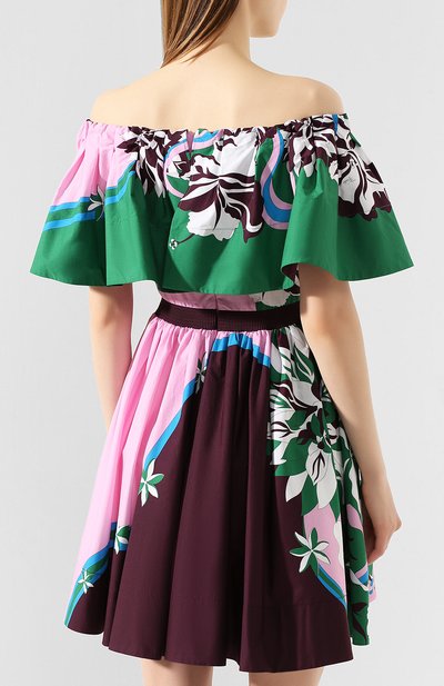 Хлопковое платье EMILIO PUCCI, арт. 0ERG45/0E862, фото 4