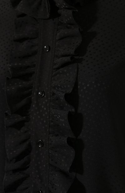 Шелковая блузка SAINT LAURENT, арт. 563085/Y334T, фото 5