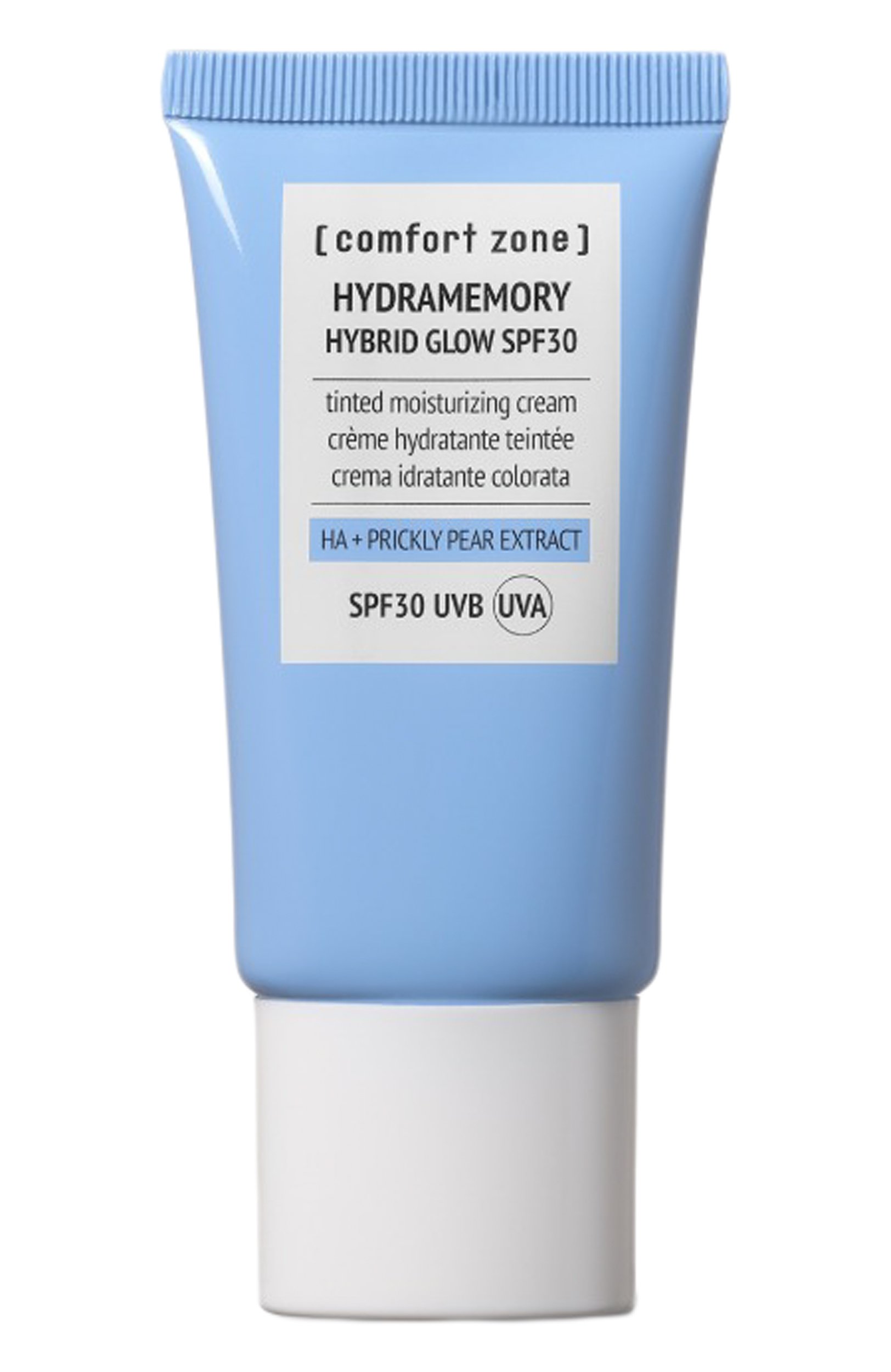 Тонирующий увлажняющий крем для лица hydramemory spf30 (40ml) COMFORT ZONE бесцветного цвета по цене 6780 руб., арт. 12638, фото 1 Тонирующий увлажняющий крем для лица hydramemory spf30 (40ml) COMFORT ZONE, арт. 12638, фото 1