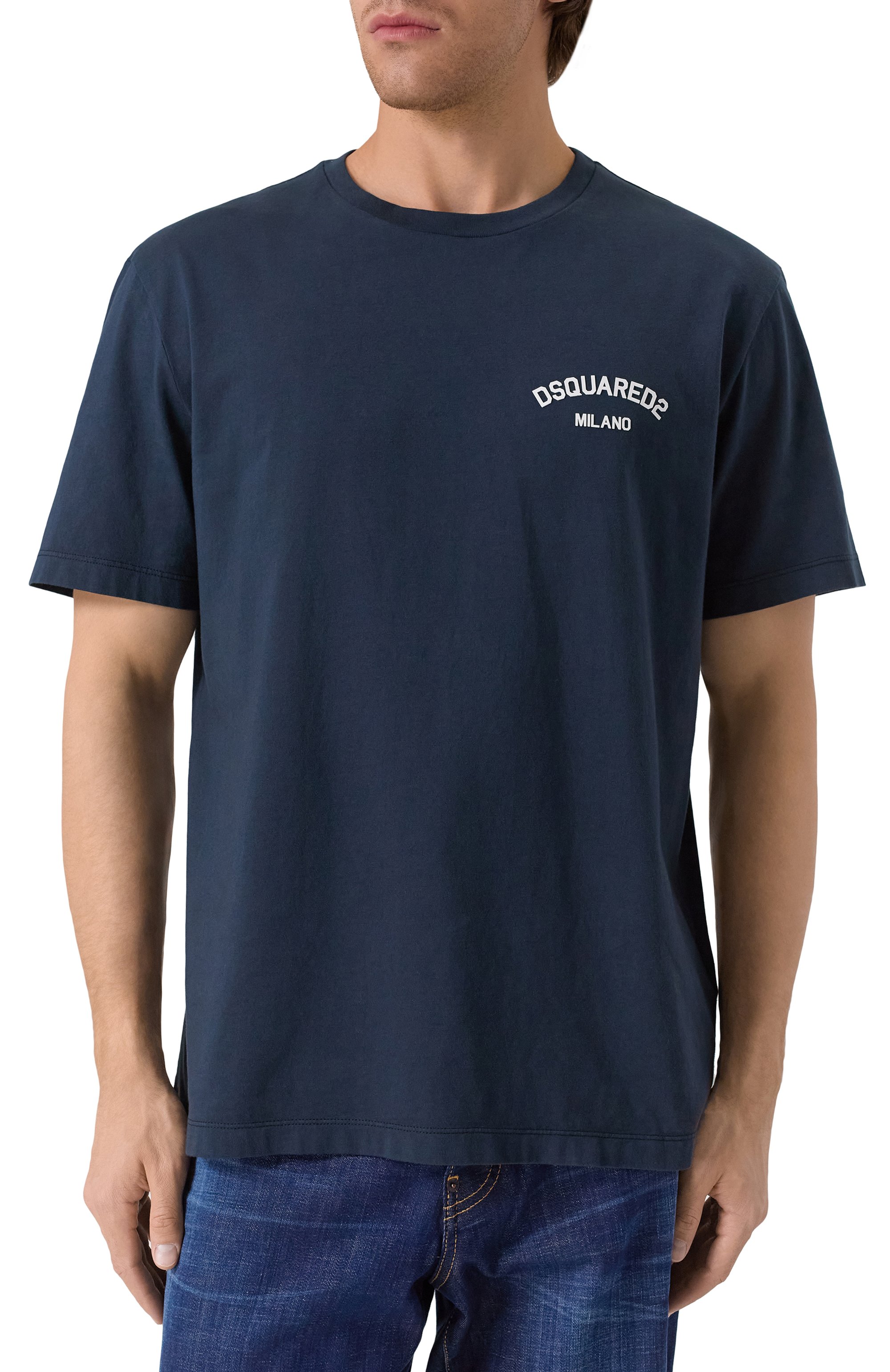 Хлопковая футболка DSQUARED2, арт. S74GD1477/D20020, фото 3