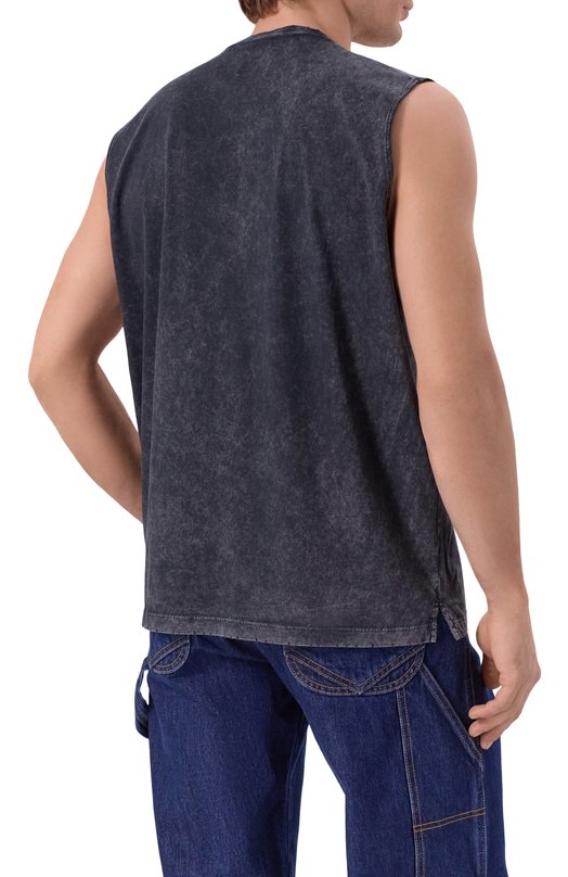 Хлопковая майка Dsquared2 S71GD1592/S21600 Серый  S71GD1592/S21600 Фото 4