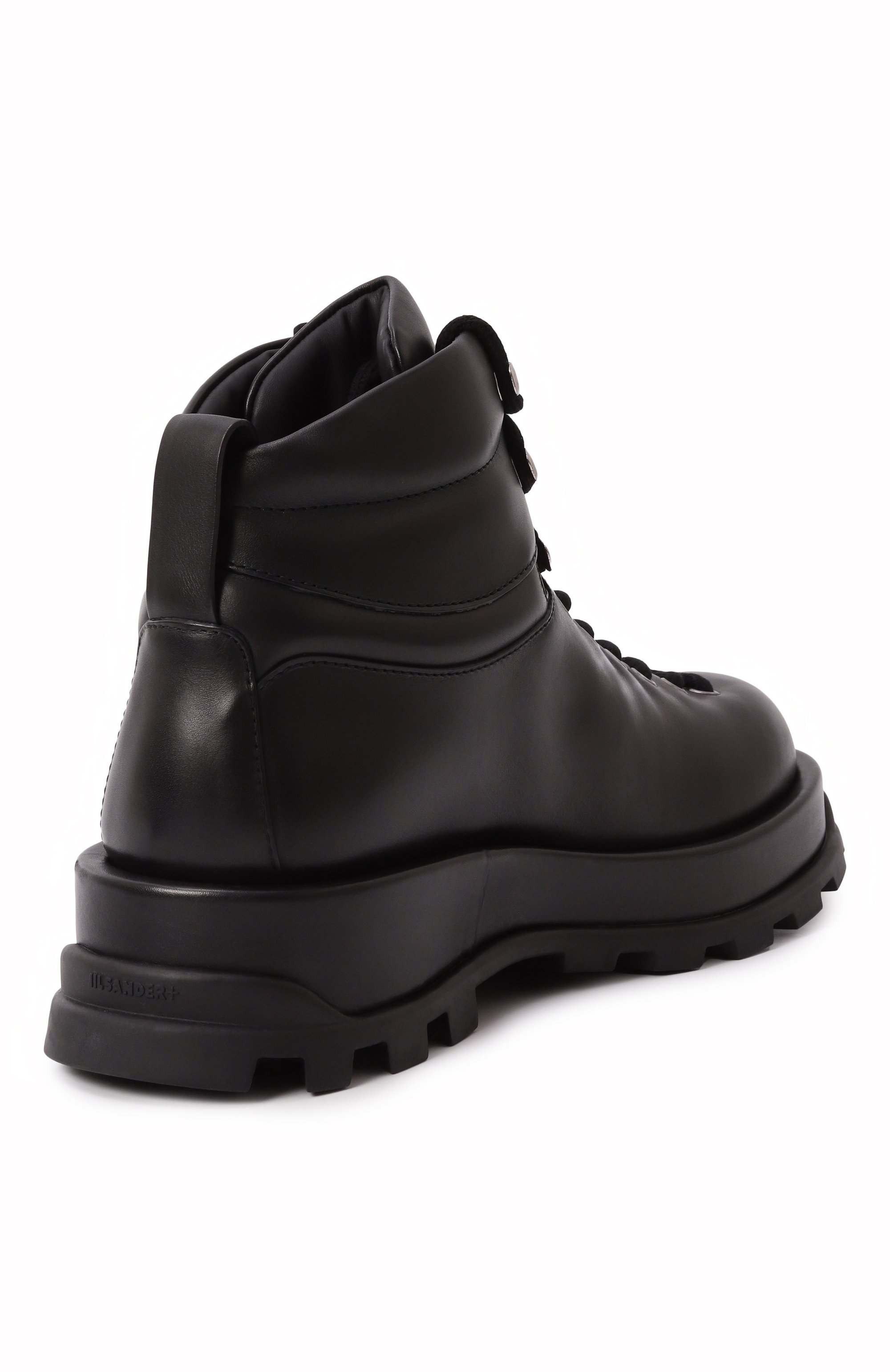 Кожаные ботинки JIL SANDER черного цвета по цене 151000 руб., арт. J44WU0017-P4942, фото 5 Кожаные ботинки JIL SANDER, арт. J44WU0017-P4942, фото 5