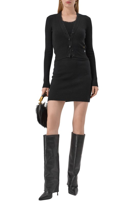 Шерстяной топ Moschino A0881/5401 Чёрный  A0881/5401 Фото 2