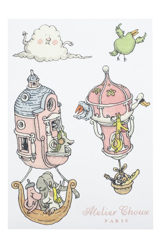 Комплект из 40 стикеров Atelier Choux Белый, фото 2