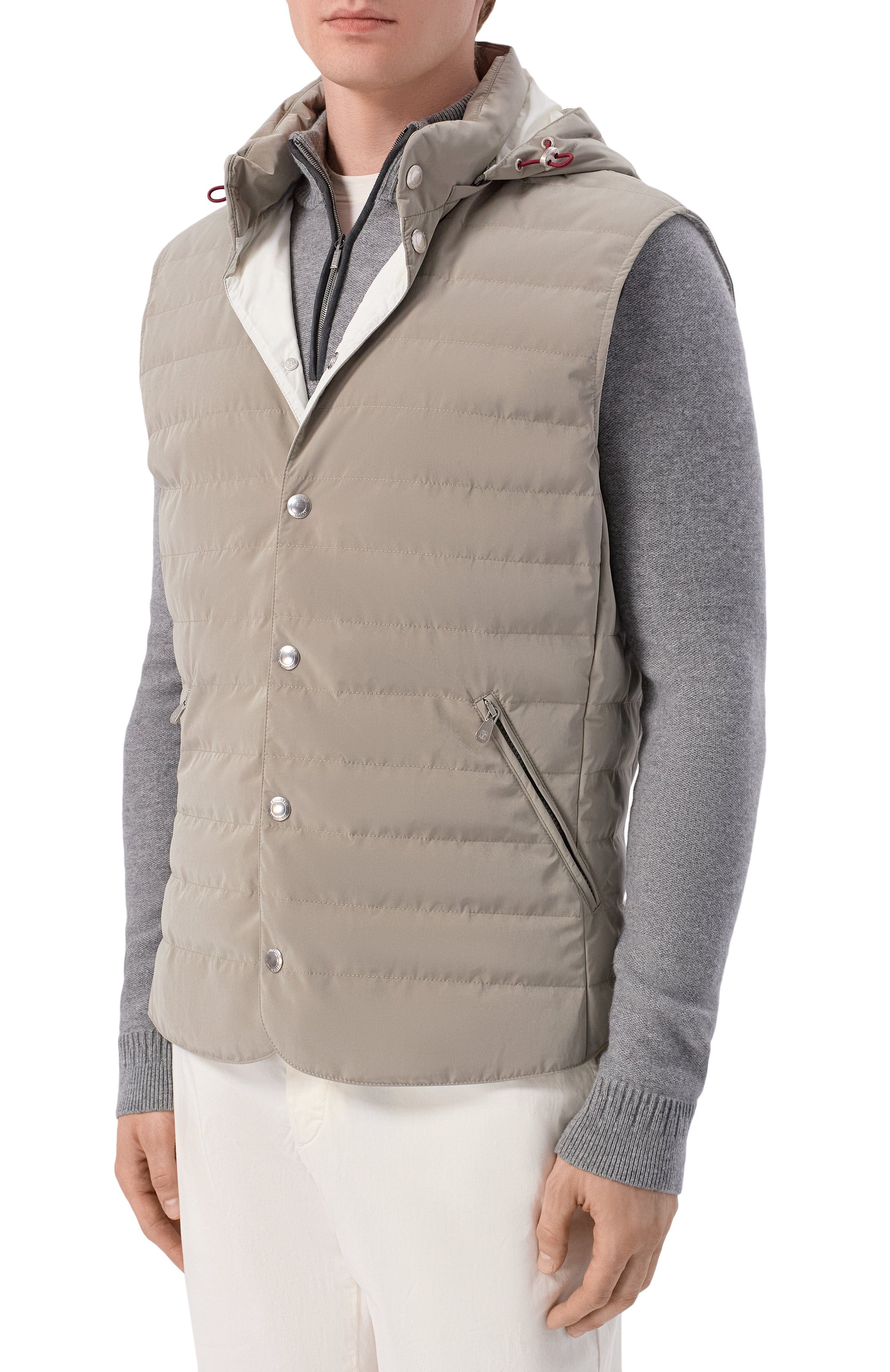 Утепленный жилет BRUNELLO CUCINELLI, арт. MM4791696, фото 3