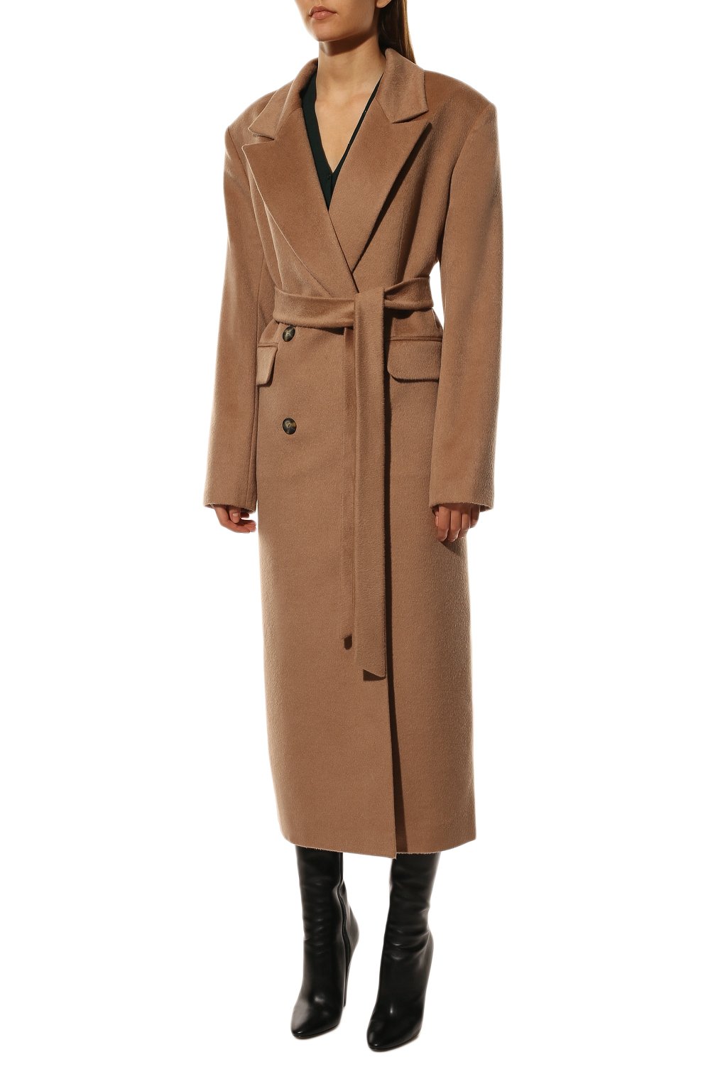 Пальто из шерсти и вискозы LESYANEBO, арт. FW21/H-405/OLZ, фото 3