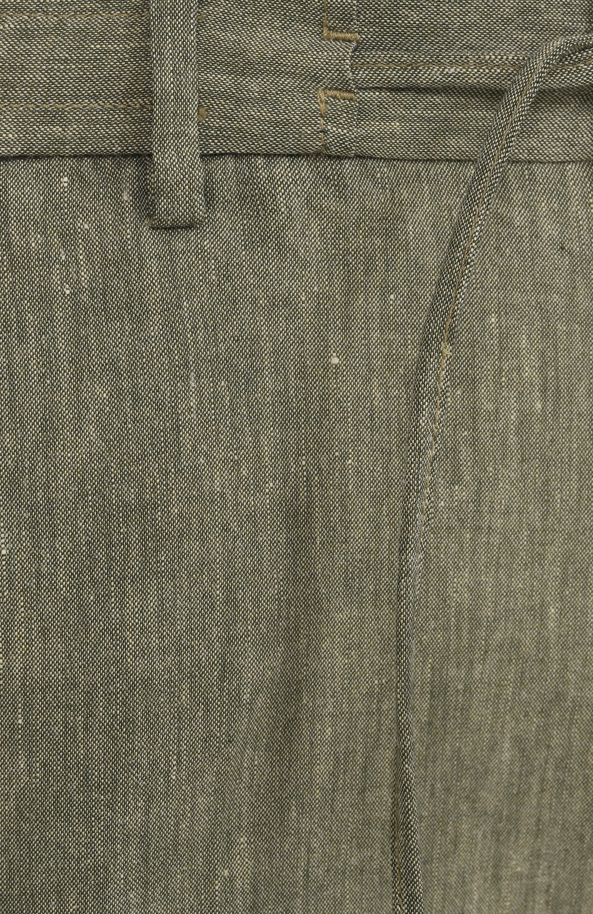 Брюки изо льна и вискозы BOSS, арт. 50540480, фото 6