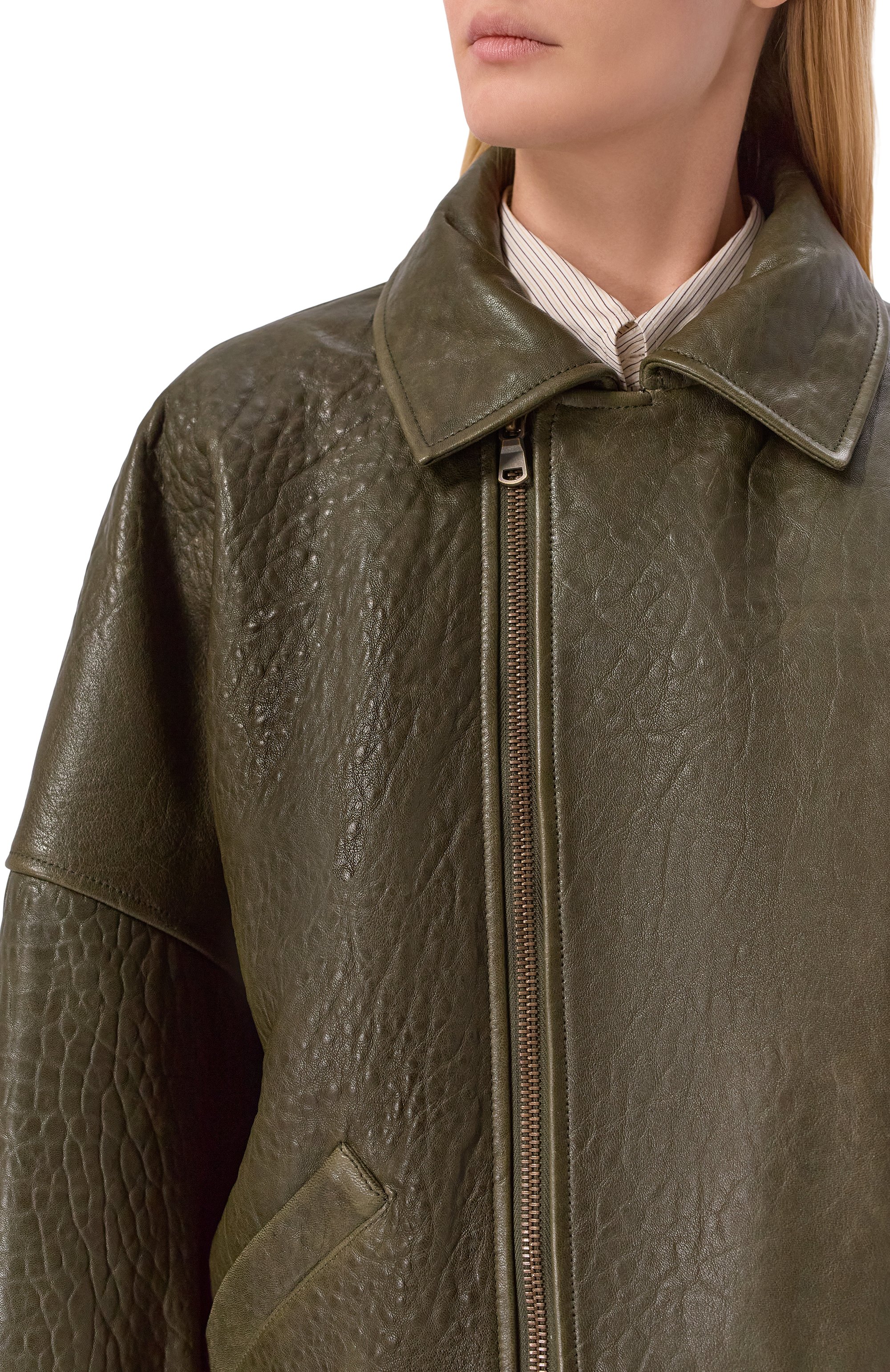 Утепленная кожаная куртка PETAR PETROV, арт. S26LJ2, фото 5