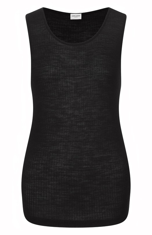 Шерстяная майка Saint Laurent 752721/YBMV2 Чёрный 752721/YBMV2