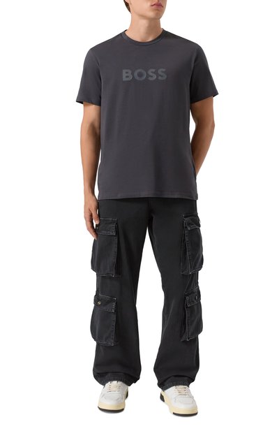 Хлопковая футболка BOSS, арт. 50491706, фото 2