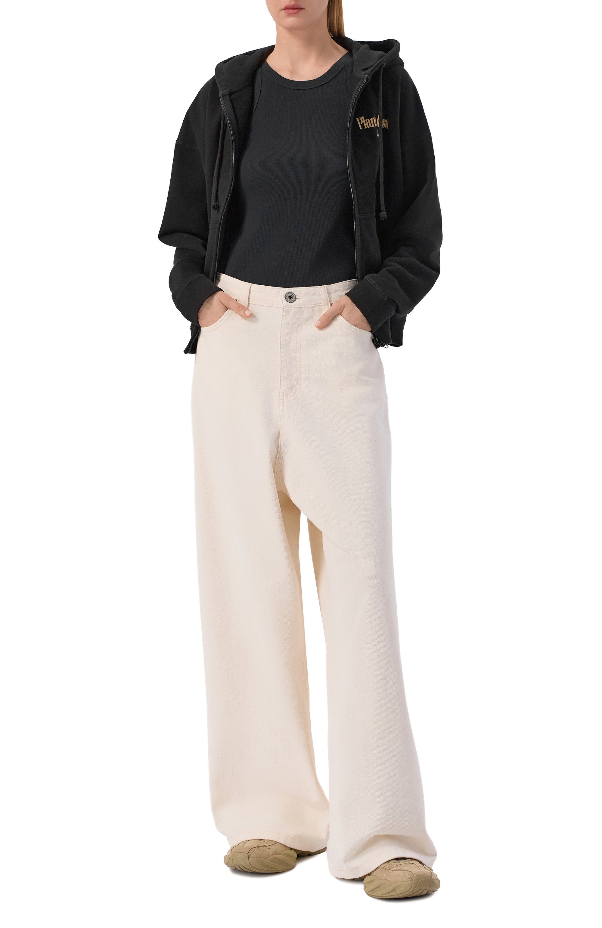 Хлопковая толстовка PLANTA ROSA, арт. PR/HZ013/IDYLLIC-POCKET/370VELVET, фото 3