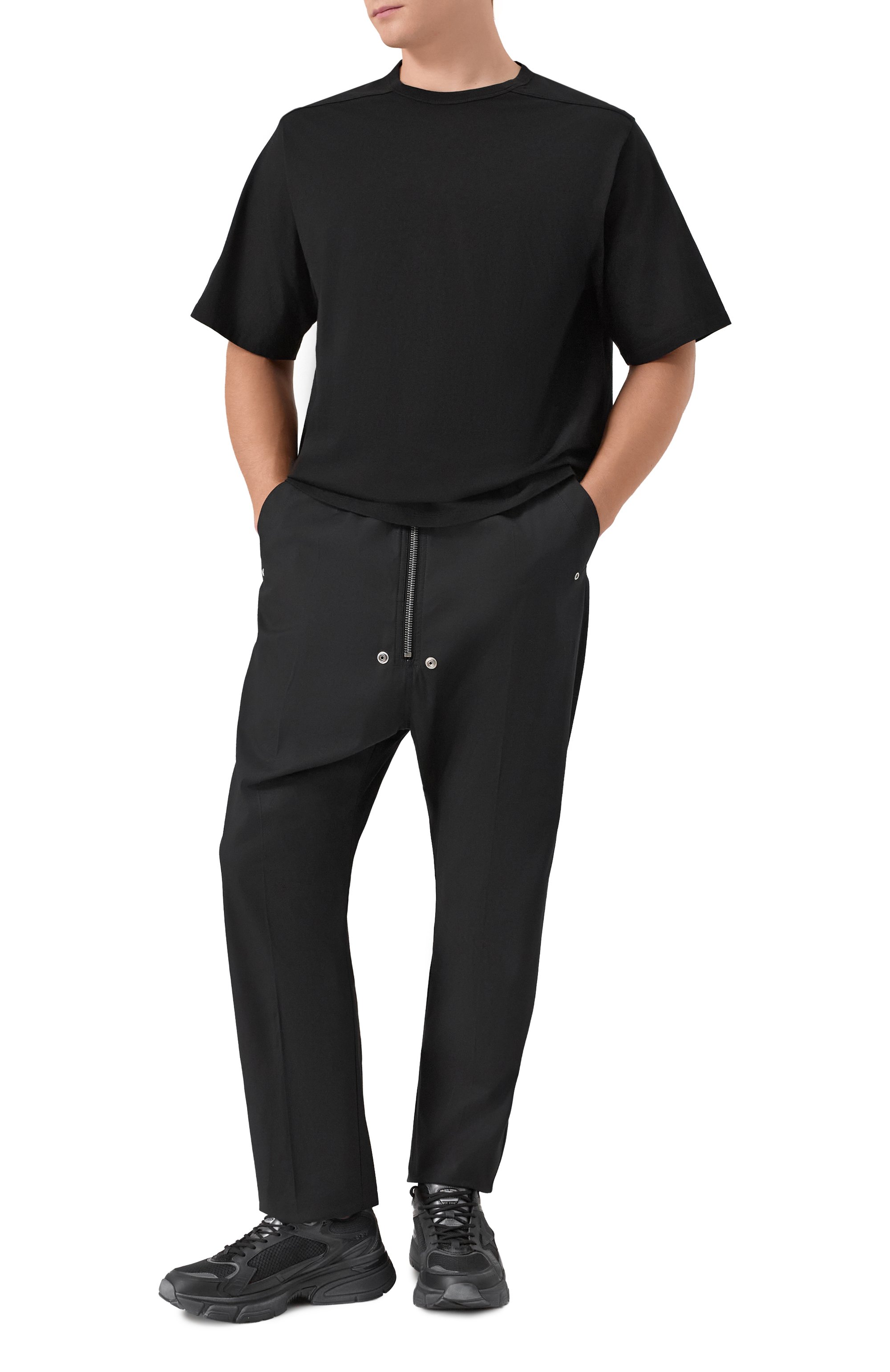 Хлопковая футболка RICK OWENS, арт. RU02E1232/JA, фото 2