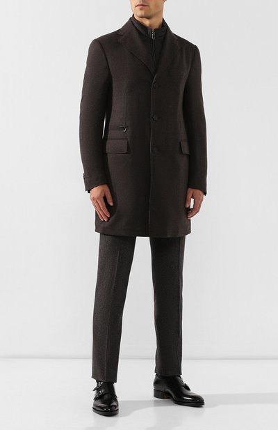 Шерстяное пальто CORNELIANI, арт. 841590-9813400/00, фото 2