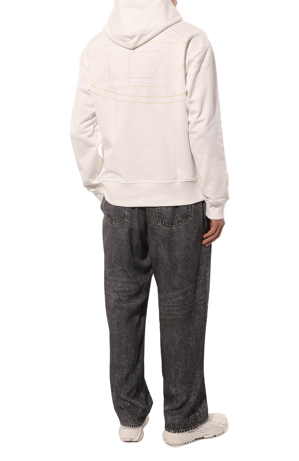 Хлопковое худи DIESEL, арт. A08231/0GYCJ, фото 2
