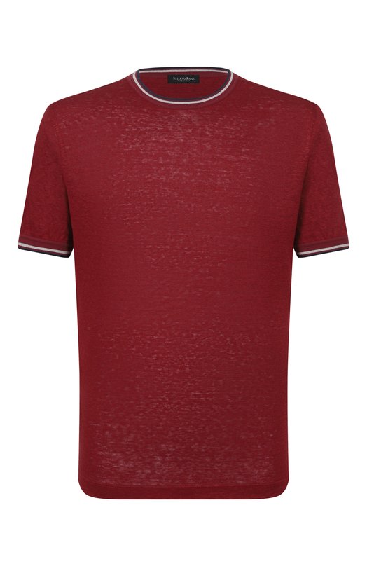 Льняная футболка Stefano Ricci K919070G10/T26104 Бордовый K919070G10/T26104