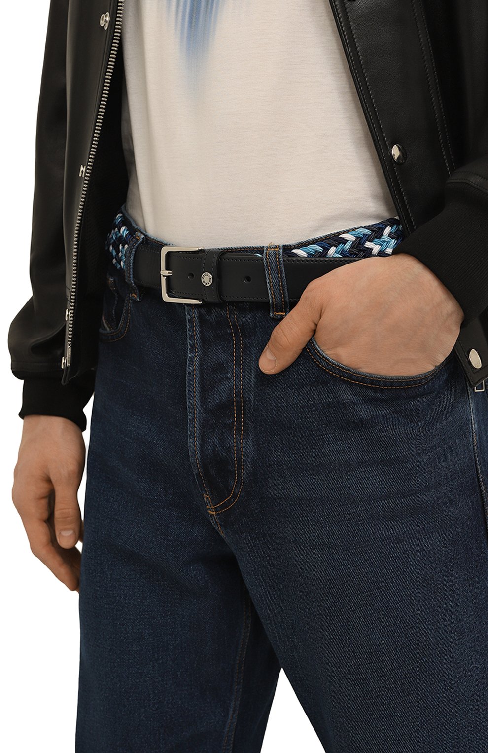 Ремень PAUL&SHARK синего цвета по цене 17700 руб., арт. 22416024, фото 2 Ремень PAUL&SHARK, арт. 22416024, фото 2