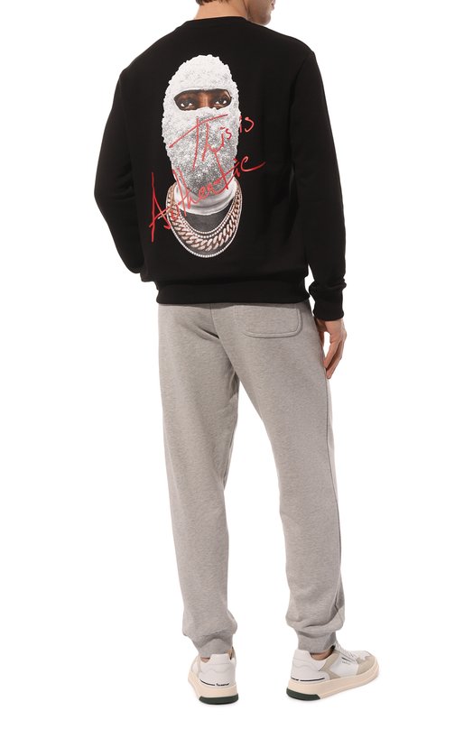 Хлопковый свитшот Ih Nom Uh Nit Чёрный, фото 2