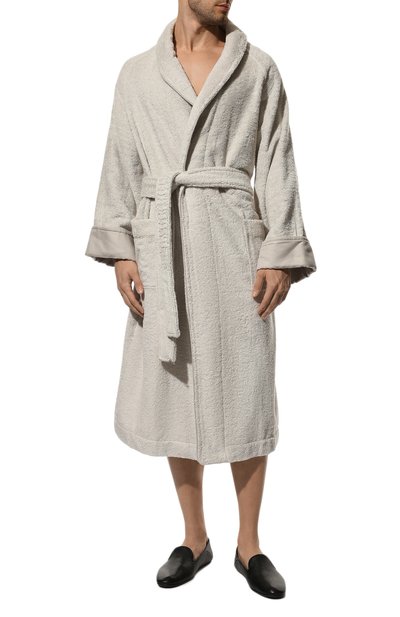 Халат unito FRETTE серого цвета по цене 39950 руб., арт. FR4645 D2060 G02X, фото 3 Халат unito FRETTE, арт. FR4645 D2060 G02X, фото 3