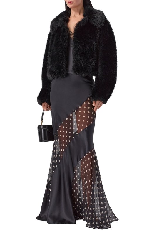 Атласная юбка Nina Ricci 26PCJU030/SE1409 Чёрный  26PCJU030/SE1409 Фото 2