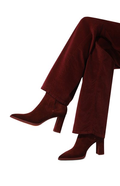 Замшевые ботильоны SANTONI, арт. WTEG71165PC4NAEA, фото 3