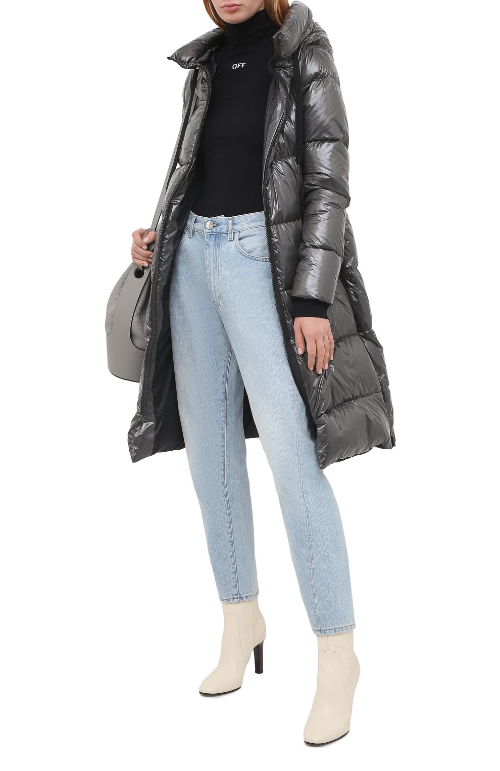Пуховик HERNO серого цвета по цене 79250 руб., арт. PI122DL/12345, фото 2 Пуховик HERNO, арт. PI122DL/12345, фото 2