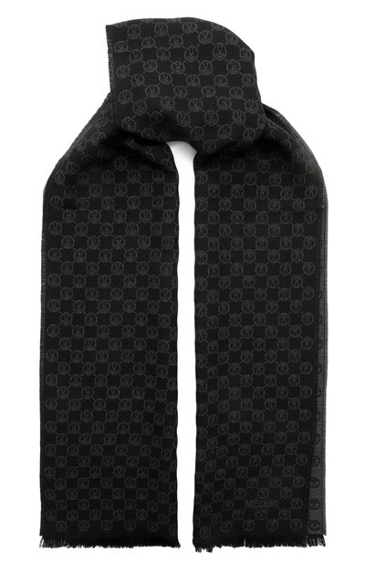 Мужской шерстяной шарф MOSCHINO, арт. 50066/M5131