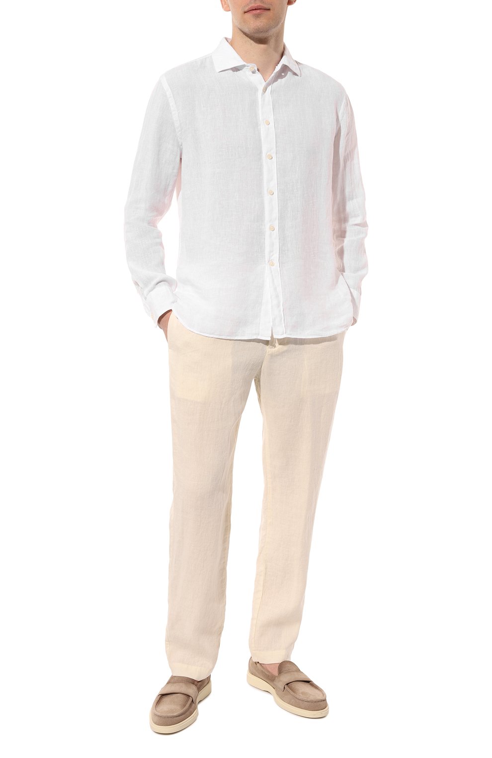 Льняные брюки CANALI, арт. 91695/SG02985, фото 2