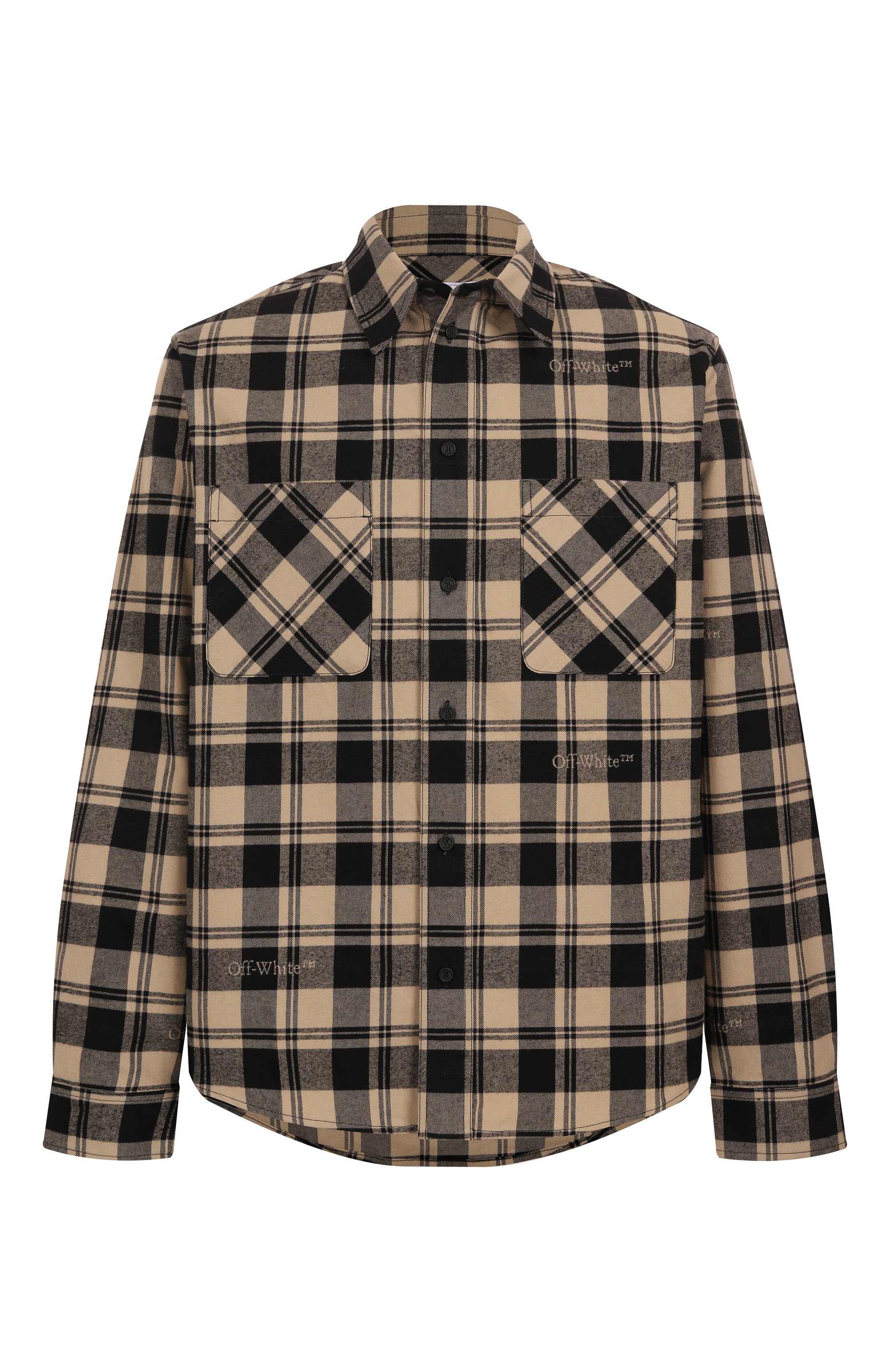 Хлопковая рубашка OFF-WHITE, арт. 0MGE030C99FAB001, фото 1