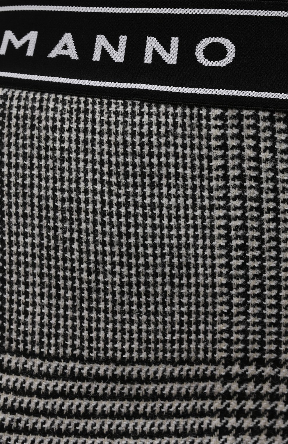 Шерстяные брюки ERMANNO FIRENZE черно-белого цвета по цене 25300 руб., арт. D39ET PL22GAL, фото 5 Шерстяные брюки ERMANNO FIRENZE, арт. D39ET PL22GAL, фото 5