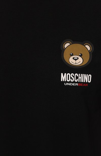 Хлопковая футболка MOSCHINO, арт. A0788/4410, фото 5