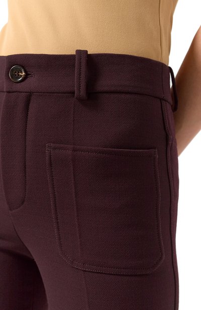 Шерстяные брюки CHLOÉ, арт. CHC24WPA01143, фото 5