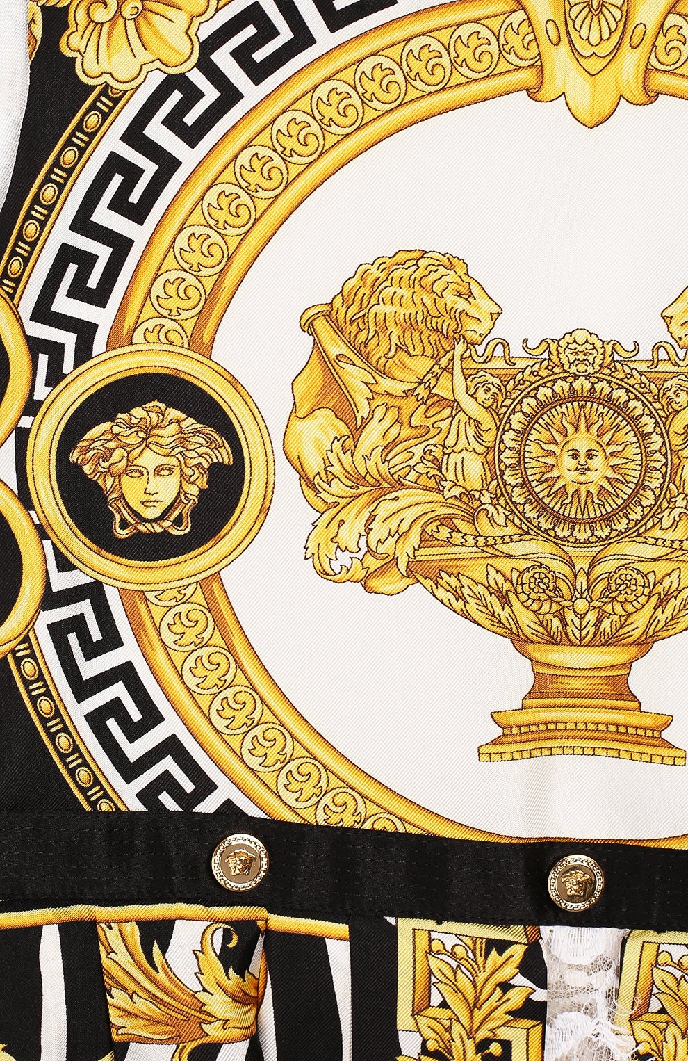 Шелковое платье VERSACE, арт. YC000090/YA00279/8A-14A, фото 3