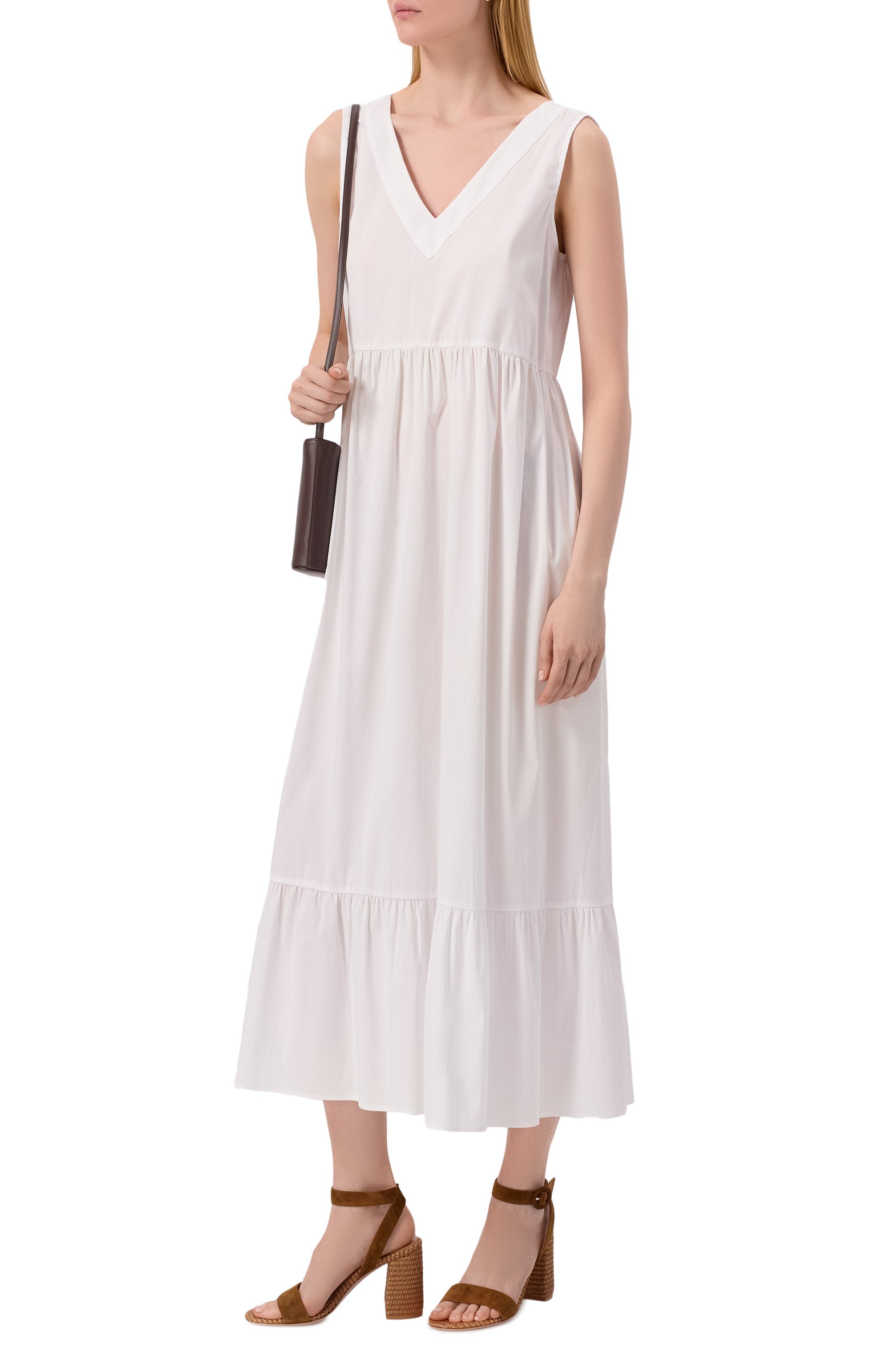 Хлопковое платье PIETRO BRUNELLI, арт. AG2509/C02937, фото 2