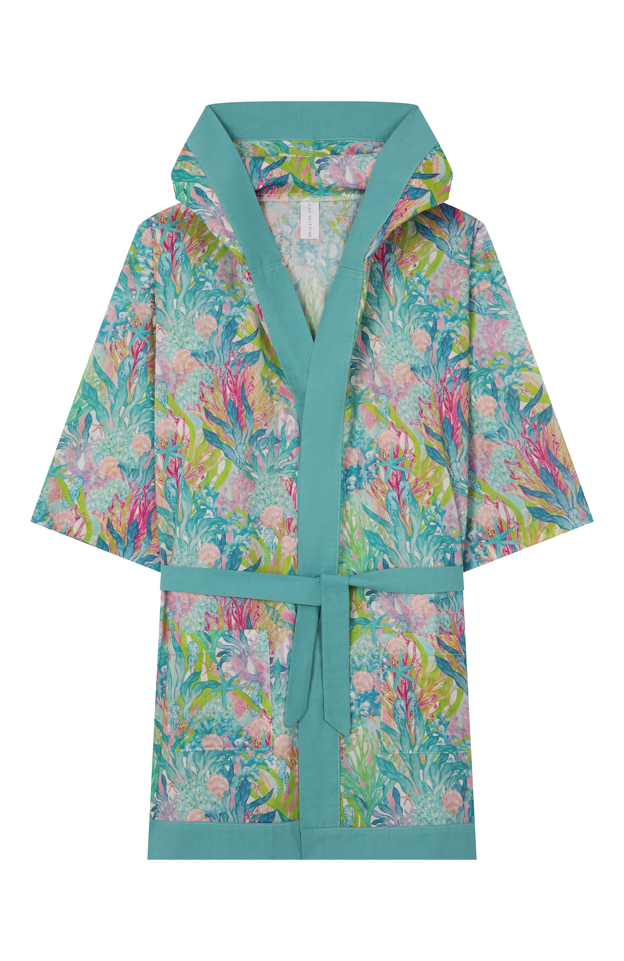 Хлопковый халат OLGA VALENTINE, арт. 23R/12A-16A, фото 1