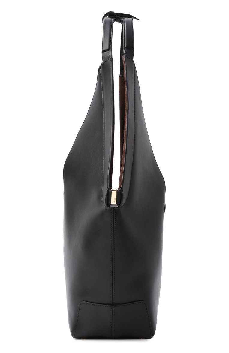 Женская сумка-тоут di folio small TOD’S черного цвета, арт. XBWDBMET200UPP | Фото 4 (Материал: Натуральная кожа; Размер: small; Автоматизация состава: Проставлено; Автоматизация ТО: Проставлено)