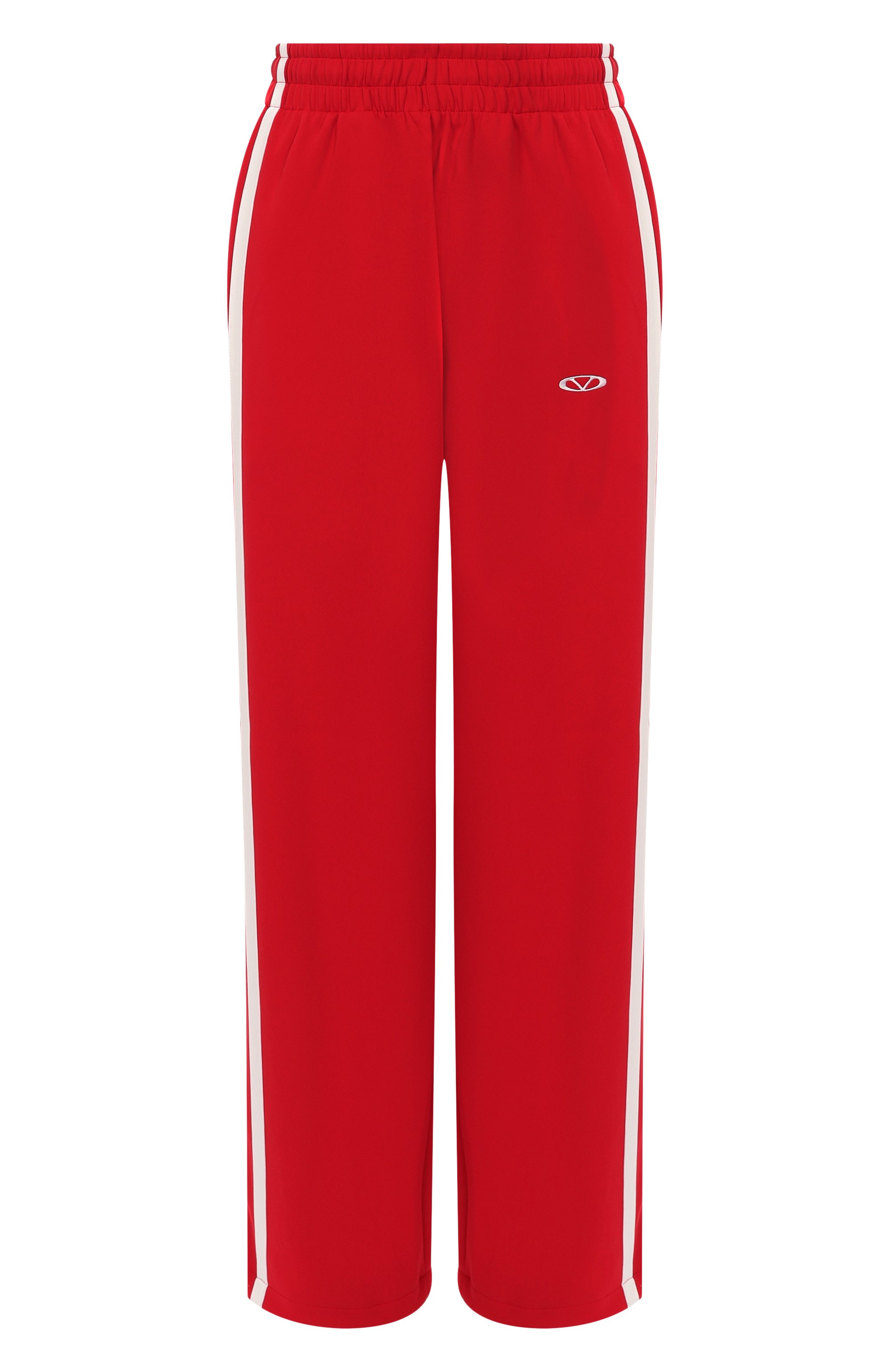 Брюки VETEMENTS красного цвета по цене 109500 руб., арт. UH76GP100R, фото 1 Брюки VETEMENTS, арт. UH76GP100R, фото 1