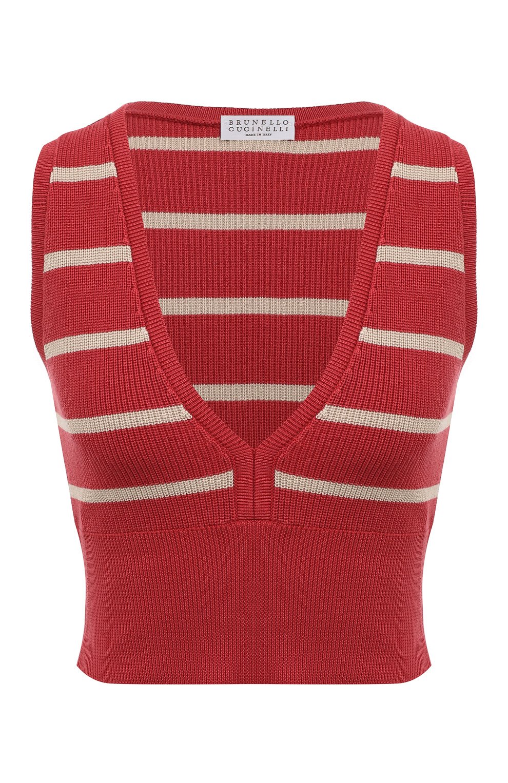 Хлопковый топ BRUNELLO CUCINELLI, арт. M1912BP216, фот�о 1