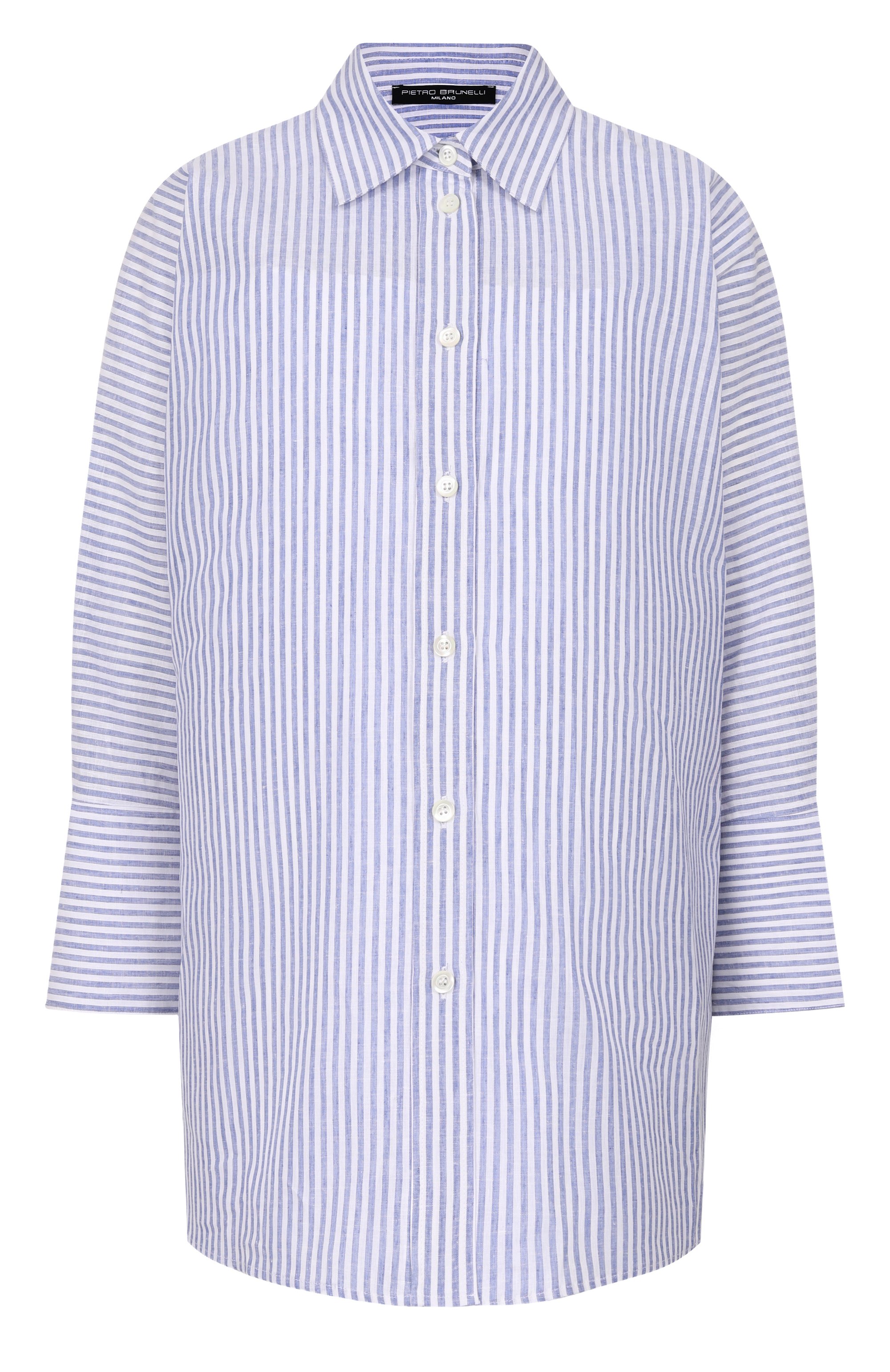 Рубашка изо льна и хлопка PIETRO BRUNELLI, арт. CA2514/LI0028, фото 1