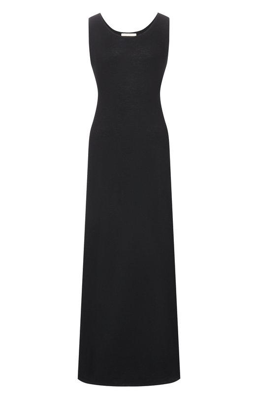 Платье из шелка и хлопка 12 STOREEZ 136891 Чёрный 136891