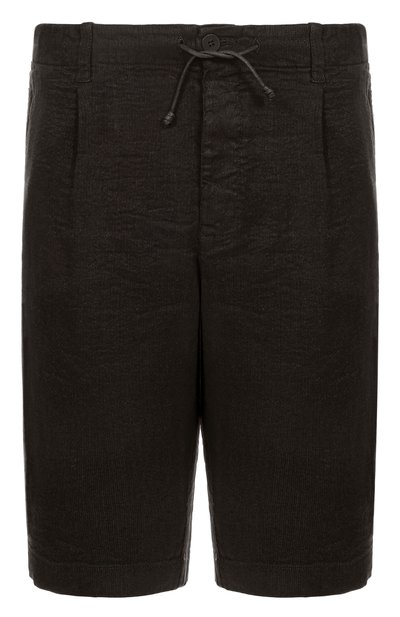 Мужские шорты изо льна и вискозы TRANSIT, арт. CFUTRWH173