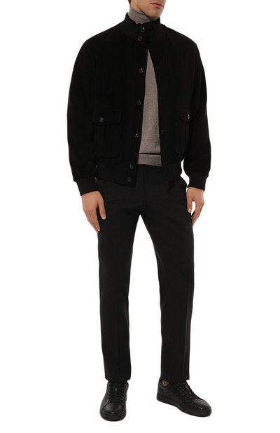 Кожаные кеды EMPORIO ARMANI, арт. X4X670/XD432, фото 2