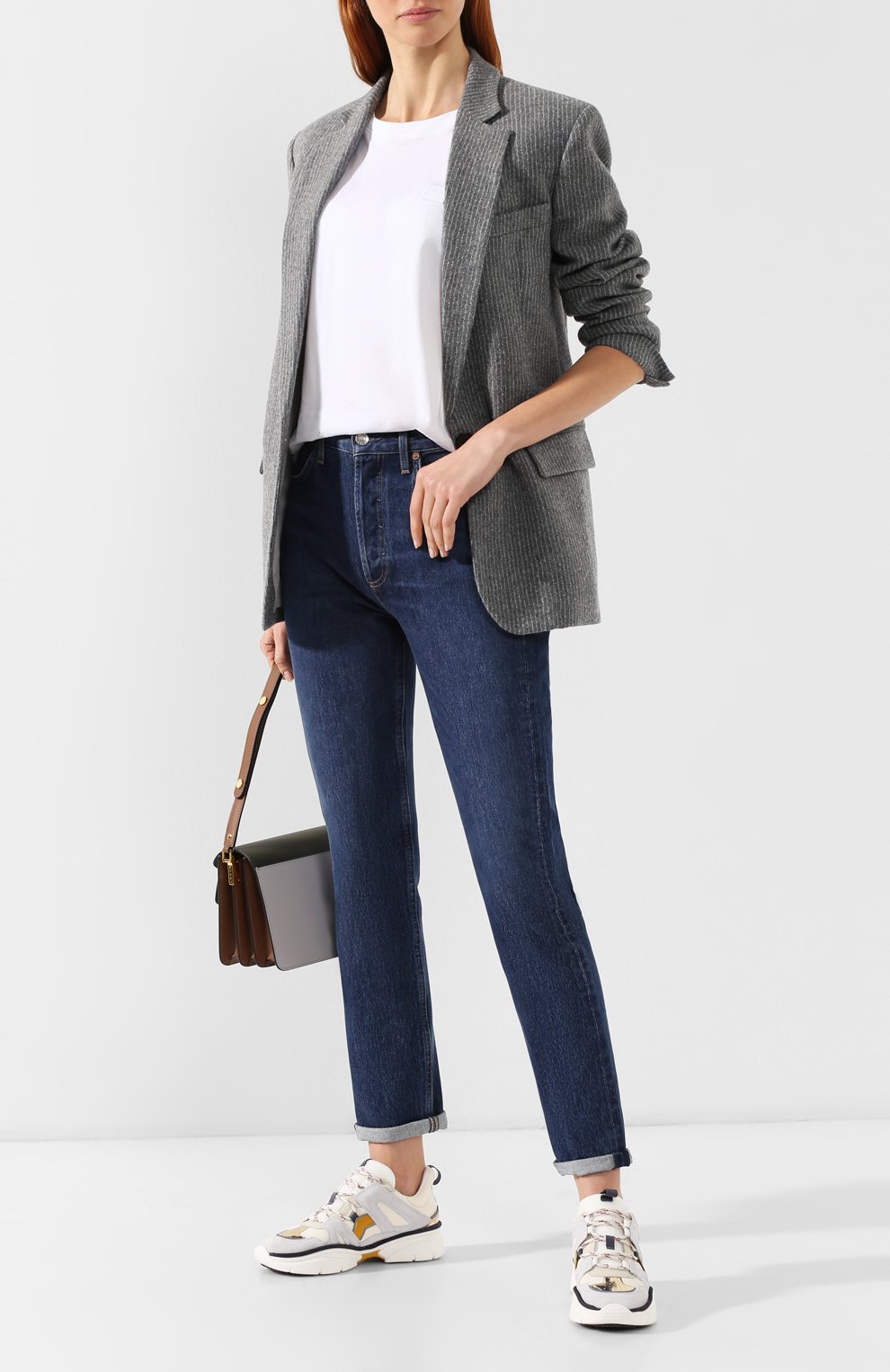 Хлопковая футболка ACNE STUDIOS белого цвета по цене 17100 руб., арт. AL0038, фото 2 Хлопковая футболка ACNE STUDIOS, арт. AL0038, фото 2