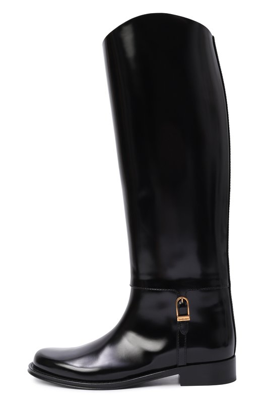 Кожаные сапоги Julia Saint Laurent 850101/AAFUQ Чёрный  850101/AAFUQ Фото 4